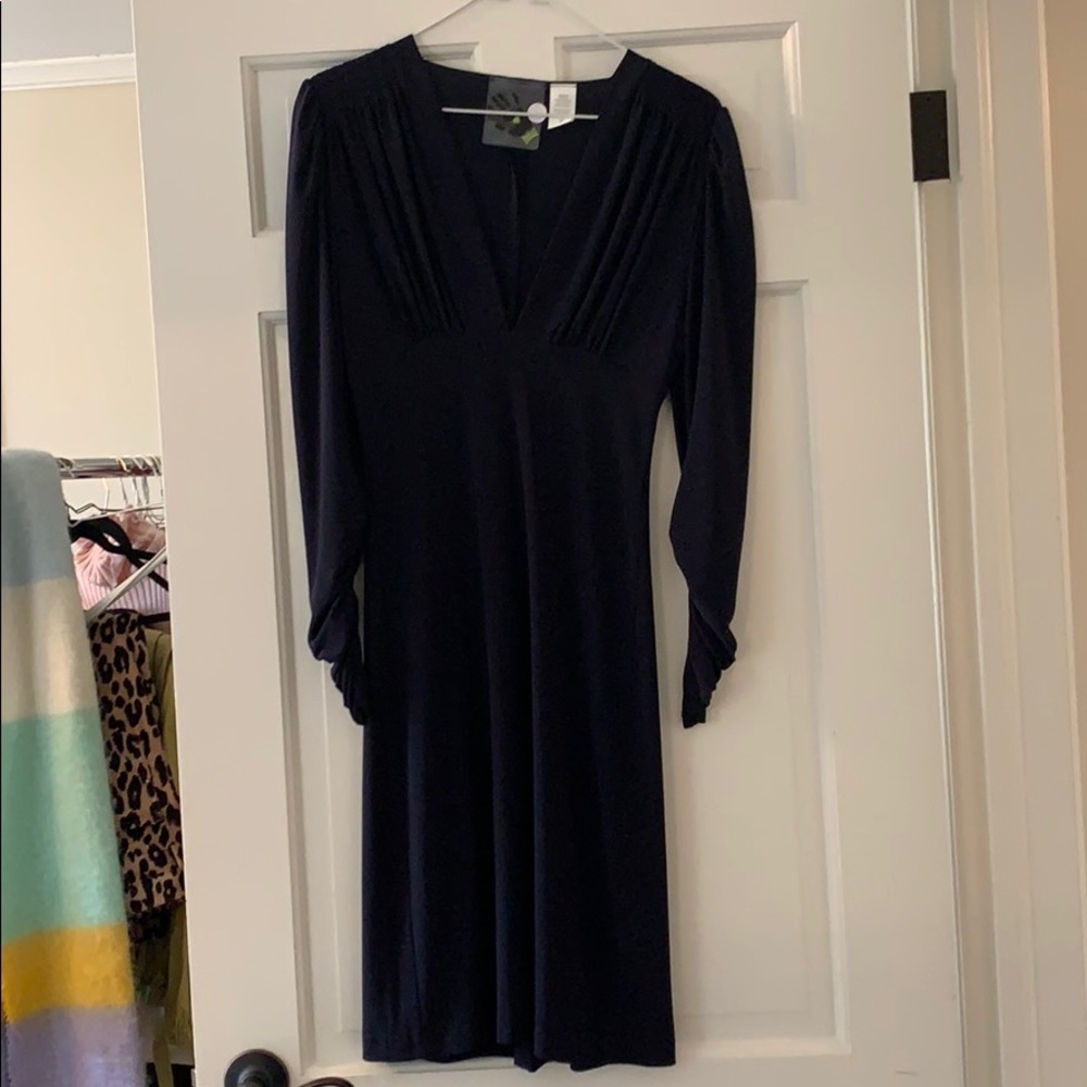 Navy blue dress
